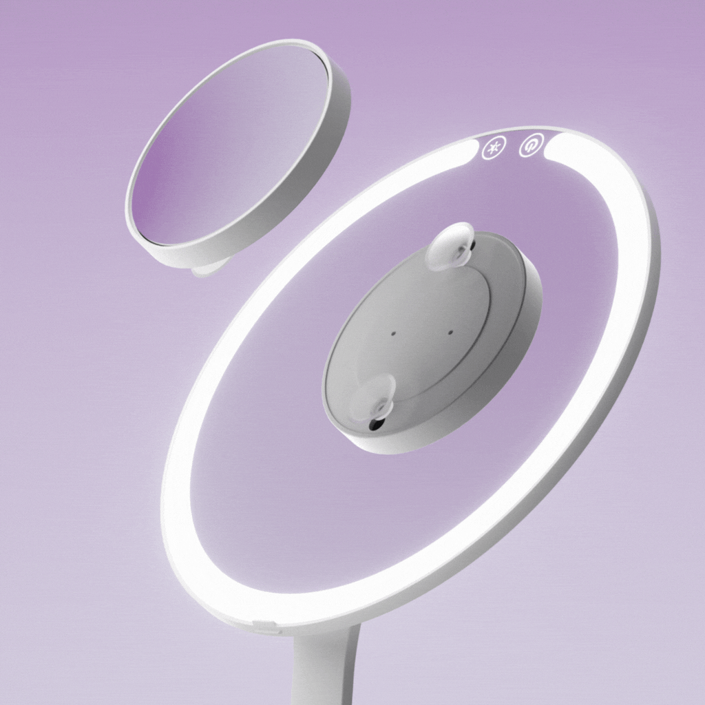 LED Travel Mirror